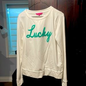 Lilly Pulitzer- “Lucky” Sweatshirt 🍀